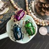 Brooches Retro Cute Butterfly Bee Enamel For Women's Clothing Fashion Insect Pins Novelty Crystal Rhinestone Brooch Pin Badges