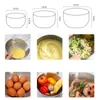 Bowls Kitchen Baking Accessory 304 Stainless Steel Mixing Nesting Storage Set Salad Cooking Bowl With Scale