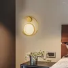 Muurlamp slaapkamer bedmoderne moderne minimalistische decoratie woonkamer televisie achtergrond creatief en licht