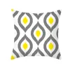 Геометрические узоры подушек покрывают скандинавские подушки подушки наволочки на подушках домашний автомобиль гостиной современный 45 диван серый желтый