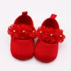 Eerste Walkers Baby Soft-Sole Canvas Shoe Headband Bow Tie Casual Ballerina schoenen Solid Color Cute Infant Girls Walker 0-18m