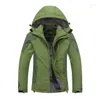 Herren-Daunenmode, Übergröße, Herren-Skijacke, Bergverdickung, Plus-Fleece-Skibekleidung, wasserdicht, Wandern, Outdoor, Snowboard, Schnee