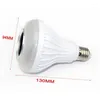 Wireless Light Bulb Speaker Smart Changing Lamp Music Stereo Audio With 24 Keys Control 15W 110V 220V