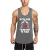 Men's Tank Tops Gym Brand Clothing Mens Top Workout Cotton Bodybuilding Musculation Singlets Vest Sport Sleeveless Shirt