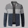 Men's Sweaters Autumn Ne Casual Wool Cardigan Sweater Men Winter Fashion Patchwork Pockets Knit Outwear Coat Knitwear Jumpers Jemi22