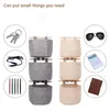 Storage Boxes 3 Pocket Wall Mounted Wardrobe Organizer Sundries Bag Jewelry Hanging Pouch Hang Cosmetics Toys