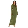 Ethnic Clothing Abayas For Women Kaftan Underwear Cotton Long Islam Muslim Fashion Inner Dress Abaya Dubai Jilbab Elbise Turkish