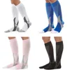 Chaussettes de sport Compression en plein air Sport Unisexe Jambe Soutien Stretch Genou Haut Running Snowboard Long