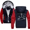 Men's Hoodies Flux Capacitor Compression Hand-made Sketch Design Coat Hoodie Street Jackets Winter Warm Thick Top Men Sweatshirt