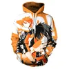 Men's Hoodies Anime Haikyuu Men Women Children Casual Coat 3D Printed Streetwear Pullover Tops Boy Girl Cool Sweatshirts