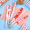 6pcs Creative Cute Gel Pen Students neutro em caixa 0,5 mm Kawaii Ink Child Gift Escritório de artigos de papelaria de artigos de papelaria