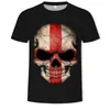 Męskie koszulki T-shirty mężczyzny męskie unisex swobodne teeshirt 3D drukowana koszulka koszulka ponadwymiarowa mężczyzn Summer with czaszki nadruk