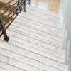 Muurstickers eenvoudige zelfklevende behang kamer decoratie wit limoen bakstenen patroon trap 3d keukenolie-proof