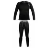 Ensembles de course hiver Sports de plein air vélo équitation cyclisme vêtements costume chaud thermique à manches longues polaire couche de Base Jersey pantalon ensemble