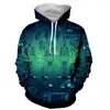 Men's Hoodies Electronic Chip Funny Fashion Long Sleeves 3D Print Zipper/Hoodies/Sweatshirts/Jacket/Men/women