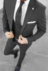 Custom Made Men Suits One Button Groom Tuxedos Peak Groomsmen Wedding/Prom/Dinner Man Blazer Pants Kamizelka W836