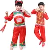 Vêtements de scène enfants année chinoise traditionnelle vêtements filles ancien Costume de danse folklorique garçons Tang Costume