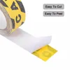 Gift Wrap 5CMx5M Yellow Warning Tape Sticker Safety Stickers Watch Your Step For Stairs Floor Non-slip Skidproof PVC