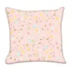 Pillow 45X45CM Modern Watercolor Pillowcase Floral Pastoral Pink Sofa Living Room With On Girl's Bed