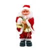 Juldekorationer 2023 Singing Dancing Santa Claus Gift Toy Xmas Novelty Animerad figurdekor