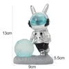 Night Lights LED -Lampe entzückende Aussehen kreative Form Lustige Haltung Flicker Free Cartoon Astronaut Light Ornament