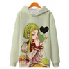 Heren Hoodies 2023 Anime Toilet-gebonden Hanako-kun Nene Yashiro Cosplay Kostuum Hoodie Sweatshirt 3D Print Kids Boy Girl Sportswear Kleding