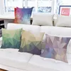 Pillow 9 Colors Geometric 3D Diamond Print Sofa Living Room Modern Fashion Crystal Cubes Stone Throw Car Seat Chair