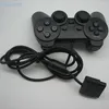 Controller di gioco 1 controller per PS2 Gamepad Joypad originale / 2 PSX PS nero all'ingrosso