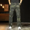 Heren broek mannelijke lading 2023 casual mannen militaire tactische camouflage multi-pocket broeksers's bert22