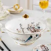 食器セットJingdezhen Bone China60食器プレート塗装金料理