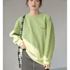 Siłownia odzież damska bawełniana bluza sportowa 2023 Wiosna jesienna luźna koreańska wersja studencka moda oddychająca na zewnątrz moda oddychająca