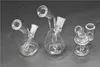 TOP qualité mini bong en ligne Matrix Perc bécher bongs percolateur Pipe à eau Nano tuyaux en verre bongs pipe à eau 10mm 14mm femelle dab plate-forme pétrolière