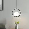 Pendant Lamps Glass Lampshade Lights Kitchen Island Dining Room Bedside Hanging For Ceiling Modern Suspension Chandelier