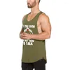 Men's Tank Tops Gym Brand Clothing Mens Top Workout Cotton Bodybuilding Musculation Singlets Vest Sport Sleeveless Shirt