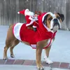 ドッグアパレルペットクリスマスコスチュームサンタクロースライディングクリスマス服シカの製品2023年