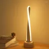 Lampes de table USB Light Spiral Décoration Art Lampe LED Chevet Salon Bureau Nuit