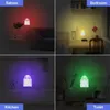 Nattlampor 2st LED Plug Light Mini RGB Sensor Control EU US Dimble Lamp för barn vardagsrumsbelysning