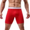 Unterhosen Sexy Männer Unterwäsche Baumwolle Boxer Shorts Push Up Hohe Taille U Konvexen Beutel Lange Bein Cueca Calzoncillo Große Größe L-5XL