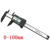 Professionellt handverktyg Ställer in 100mm/4 -tum LCD Digital elektronisk kolfiber Vernier Caliper Gauge Micrometer Cal