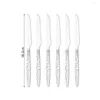 Dinnerware Sets 6pcs Luxury Silver Cutlery Set Wedding Party Tableware Silverware Dinner Forks Knife Teaspoon Drop