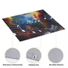 Table Mats Dish Drying Mat For Kitchen Abstrtact Color Music Note With Space And Stars Drainer Absorbent Pad Tea Towel Placemat