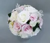 Fleurs De Mariage Bouquets faits à la main Bouquet artificiel bordeaux blanc mariées Ramo De Novia Mariage 2023