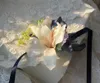 Dekorativa blommor kransar brudbrudtärnor handledsblomma gifta hand brudgum korsagedecorative
