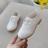 Flat Shoes 2023 Little Girls Dress Leather Wedding Baby Boys Big Kids Child Casual 1 2 3 4 5 6 7 8 9 10 11 12 Years