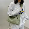 Bolsos de noche 2023 Primavera Verano estilo literario tela de nailon Japón Corea tendencia Simple de gran capacidad bolso de un solo hombro asa superior