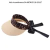 Cappelli larghi brim alla moda alla moda estiva per la protezione solare da sole spiaggia la leopardo visor regalo di protezione della paglia top per adolescenti t8nbwide wend22