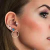 Studörhängen Aide 925 Sterling Silver Round Blue Turquoise For Women Tiny Retro Ear Studs Piercing Ohrringe Luxury Fine Jewelstud Dale22