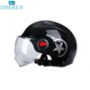 Casques de moto LINGXUN casque de voiture à moteur électrique Scooter vélo visage ouvert demi casquette de Baseball AntiUV sécurité casque de vélo LB149536304