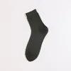 Мужские носки мужчины одеваются мужской сетчатой ​​атакующий пота, дезодоризация Мерсеризованная хлопок, бизнес, длинная труба, homme skarpetki