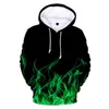 Sweat à capuche pour hommes, mode Cool Love Flame, imprimé en 3D, pull à manches longues pour garçons/filles, vêtements de haute qualité